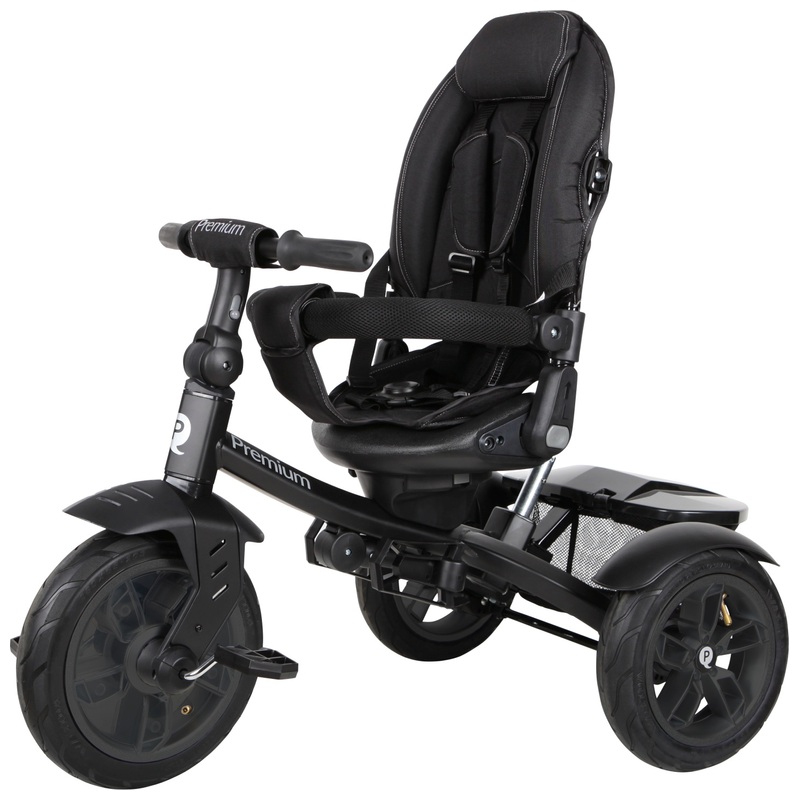 QPlay Premium 6-in-1 Trike Black 6 QPlay Premium 6-in-1 Trike Black