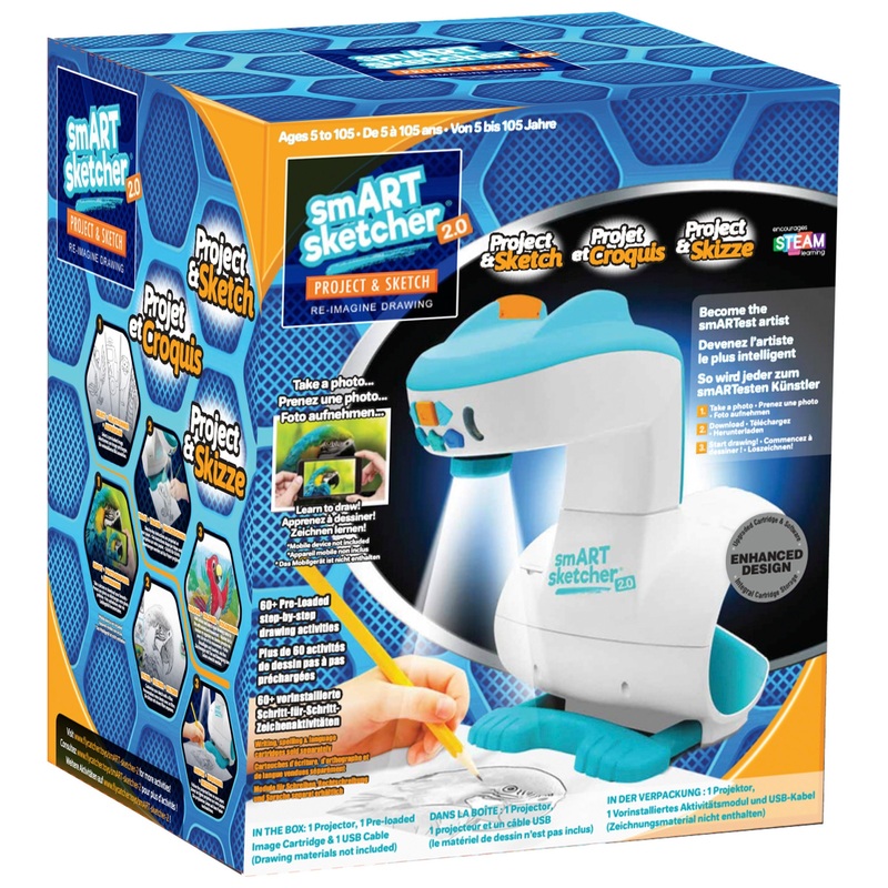 SmART Sketcher Projector 2.0 Tracing Drawing Set 8 SmART Sketcher Projector 2.0 Tracing Drawing Set