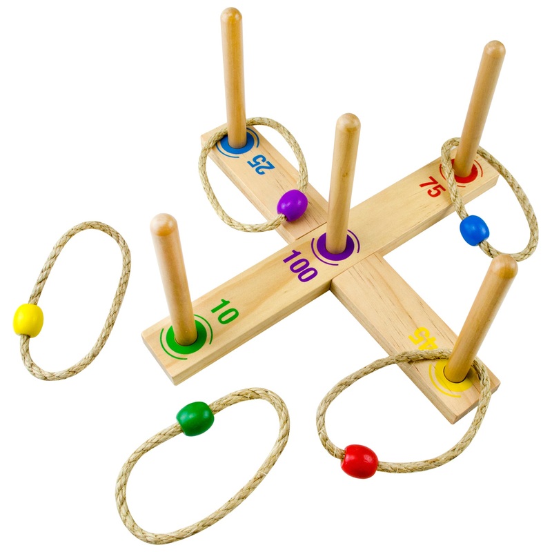 Wooden Ring Toss Game