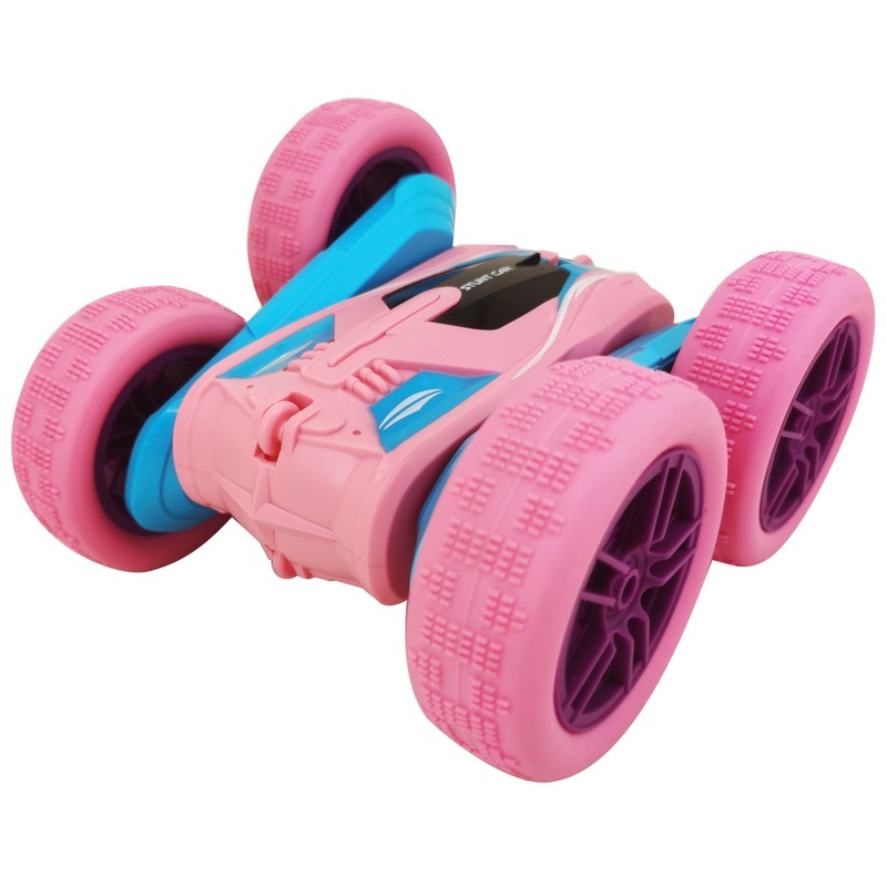 Spin n' Stunt Remote Control Car Pink 1:24 Scale 5 Spin n' Stunt Remote Control Car Pink 1:24 Scale