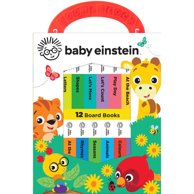 Baby Einstein Farm Friends My First Library 12 Board Book Set