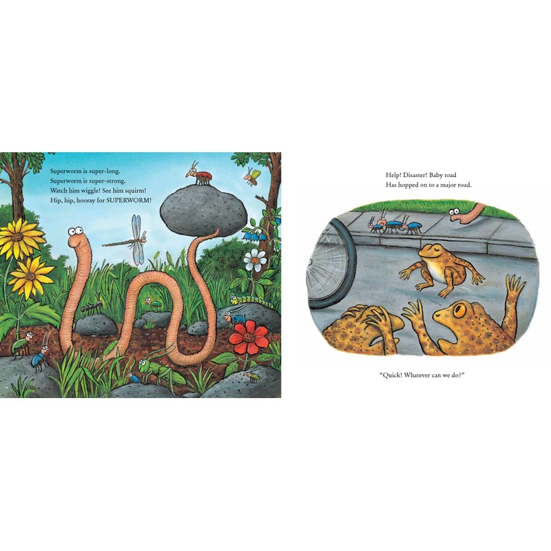 Superworm by Julia Donaldson and Axel Scheffler Paperback Book