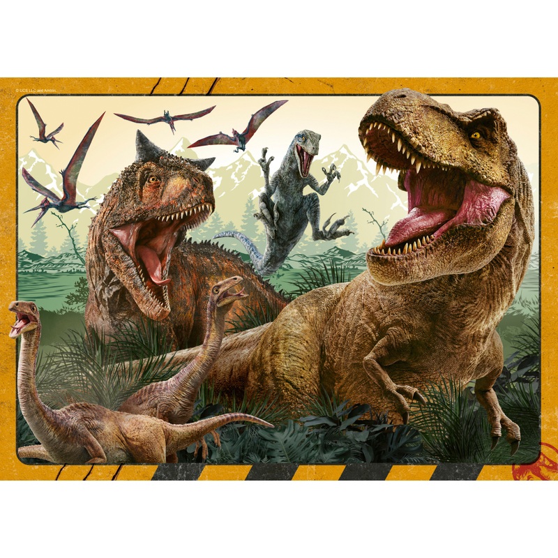 Ravensburger Jurassic World Jigsaw Puzzles Bumper Pack 4 x 100 Pieces