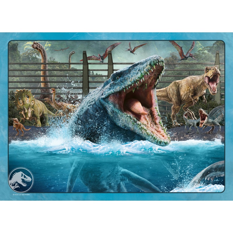 Ravensburger Jurassic World Jigsaw Puzzles Bumper Pack 4 x 100 Pieces