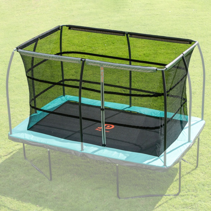 12 x 8ft Jump Power Rectangle Trampoline Enclosure Net and Trampoline Mat