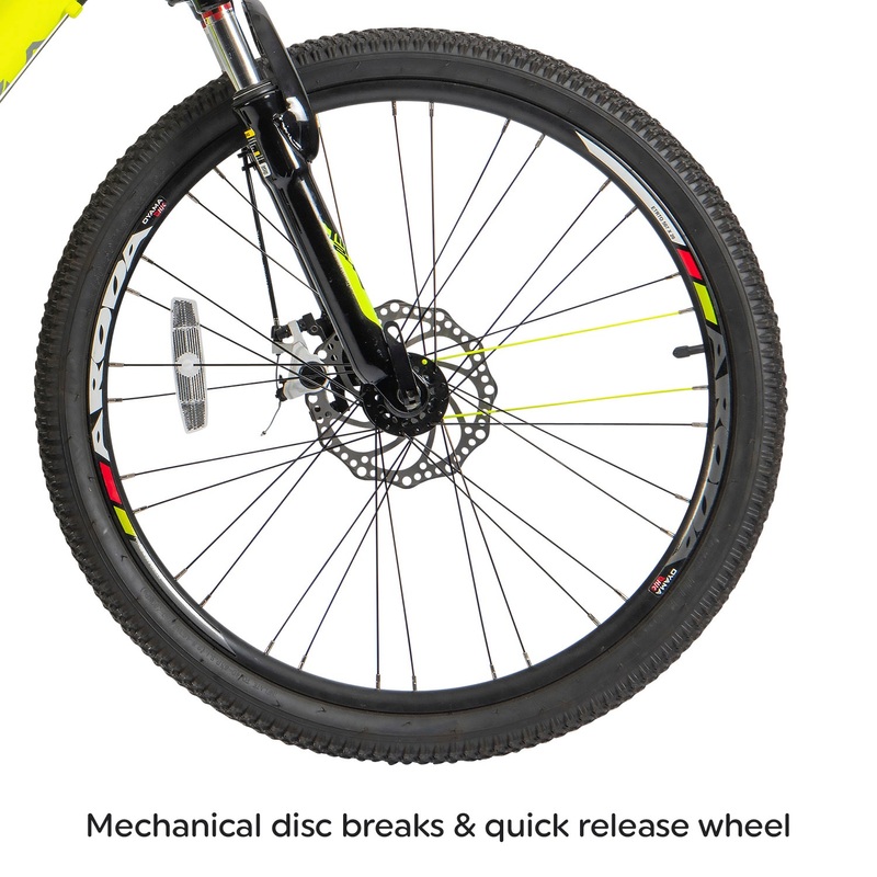 24 Inch Oyama JM24 Mountain Bike Yellow 5 24 Inch Oyama JM24 Mountain Bike Yellow