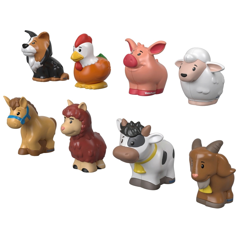 Fisher-Price Little People Farm Animal Figures 8 Pack 4 Fisher-Price Little People Farm Animal Figures 8 Pack