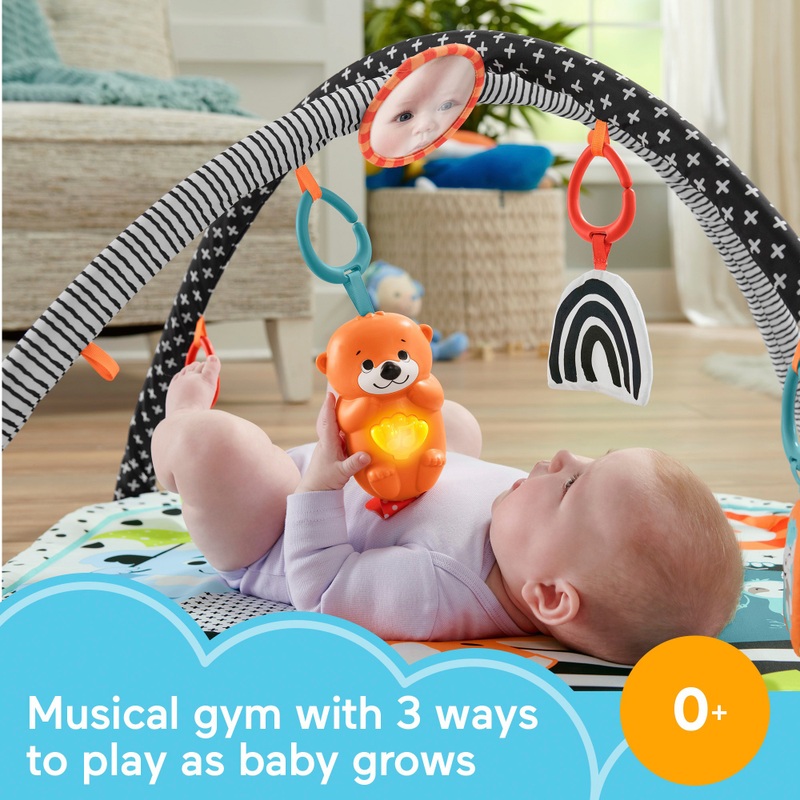 Fisher-Price 3-in-1 Music Glow and Grow Baby Gym