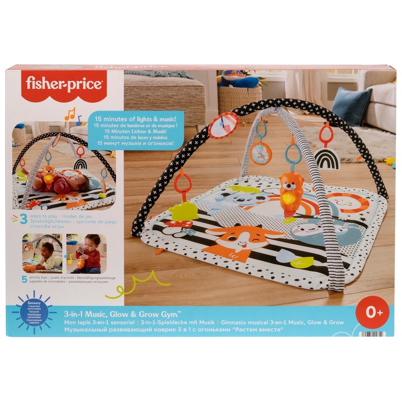 Fisher-Price 3-in-1 Music Glow and Grow Baby Gym 8 Fisher-Price 3-in-1 Music Glow and Grow Baby Gym
