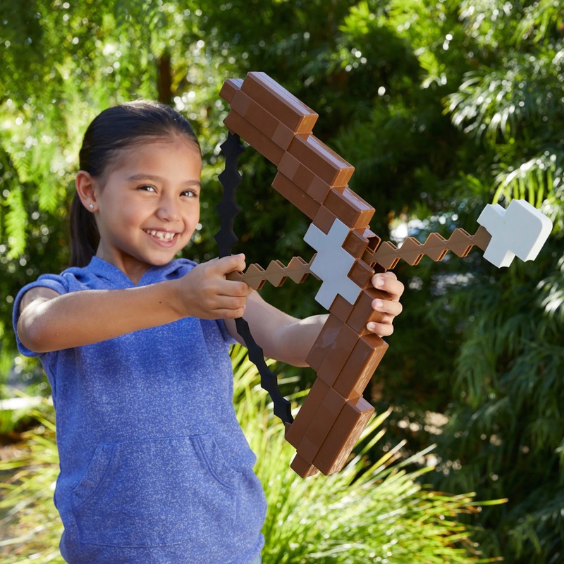 Minecraft Bow and Arrow Toy with Sound Effects
