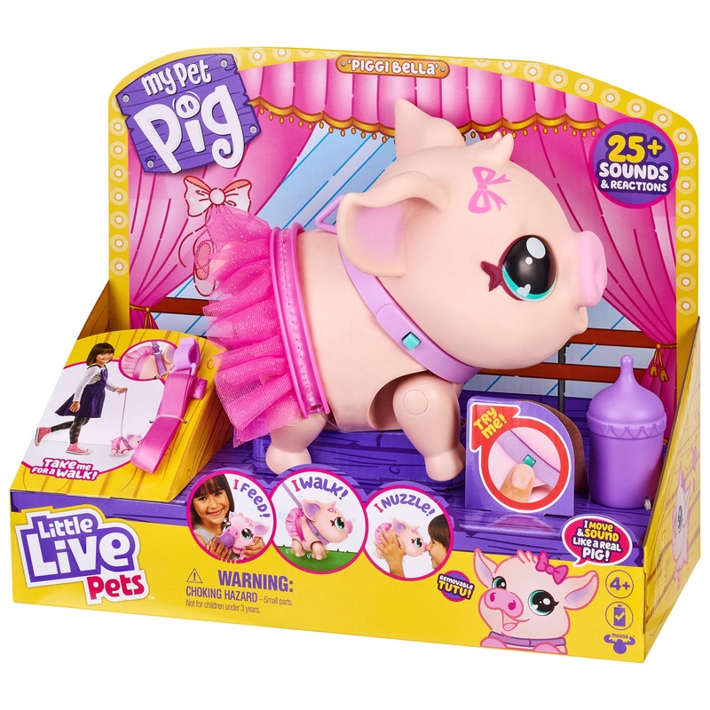 Little Live Pets My Pet Pig Piggi Bella Toy 8 Little Live Pets My Pet Pig Piggi Bella Toy