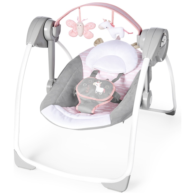 Ingenuity Comfort-2-Go Portable Baby Swing Flora