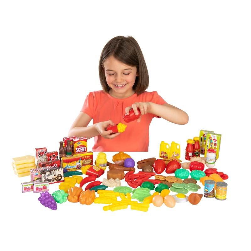 Kitchen Corner Play Food Set 120 Pieces