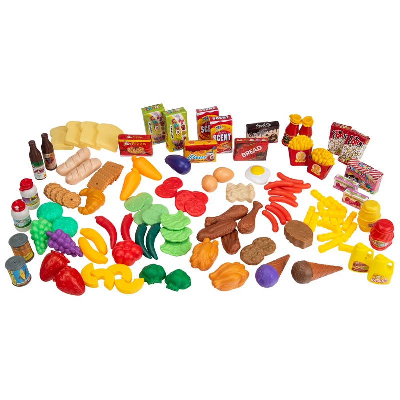 Kitchen Corner Play Food Set 120 Pieces