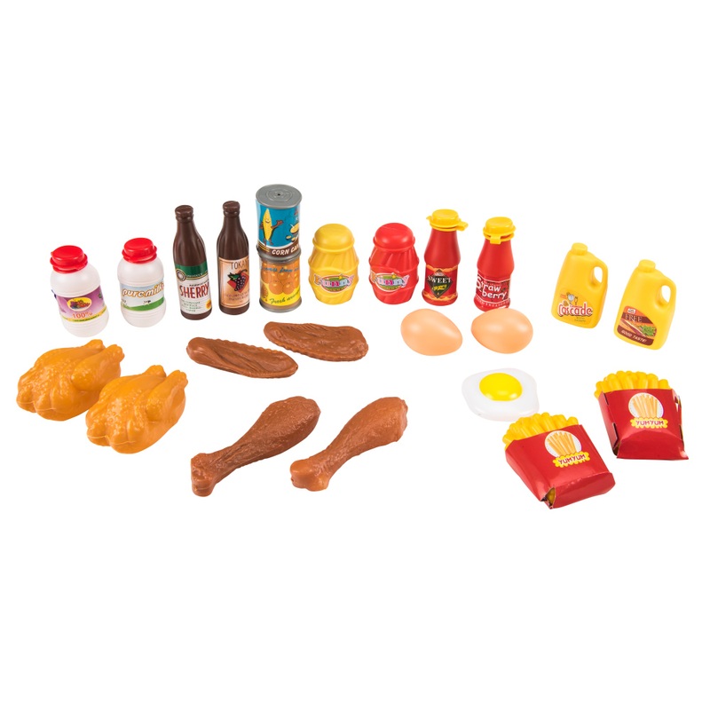 Kitchen Corner Play Food Set 120 Pieces