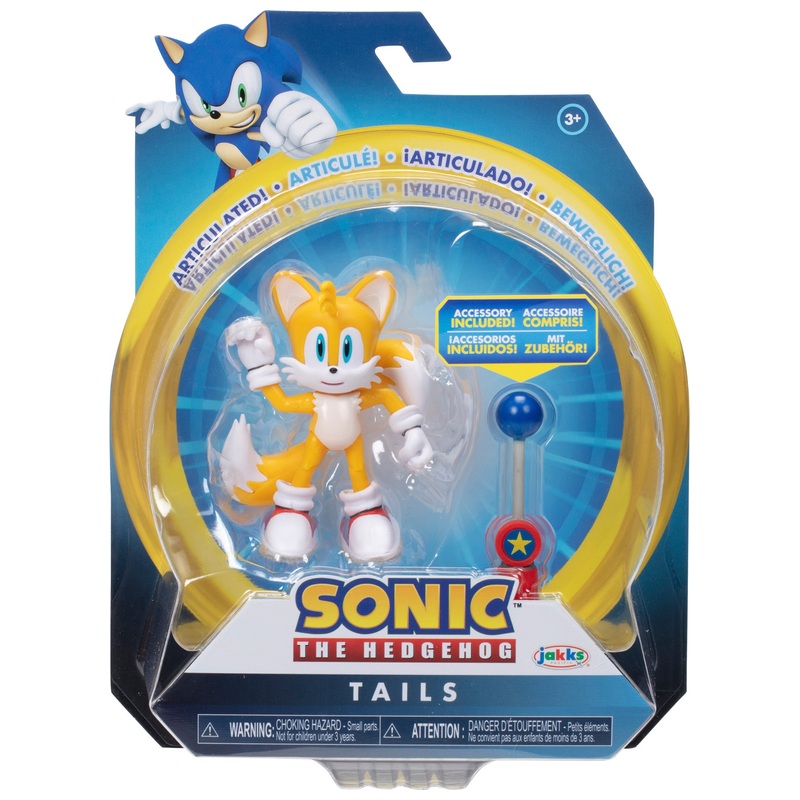 Sonic the Hedgehog Action Figure Tails with Checkpoint 10cm 3 Sonic the Hedgehog Action Figure Tails with Checkpoint 10cm