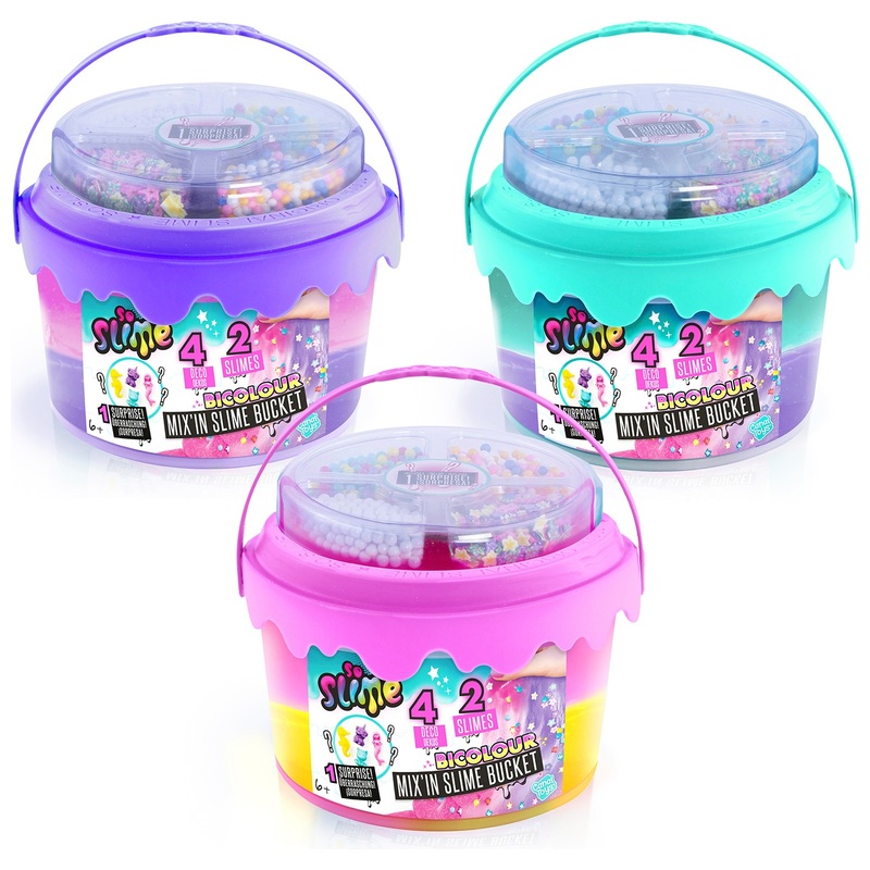 So Slime Mix In Slime Bucket 400g Assortment