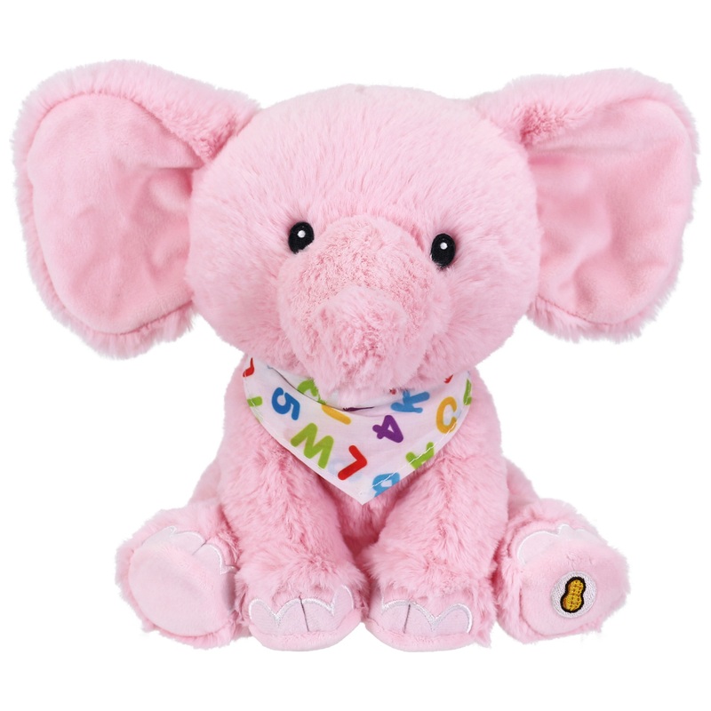 Big Steps Sing-Along Elephant Plush Toy Pink