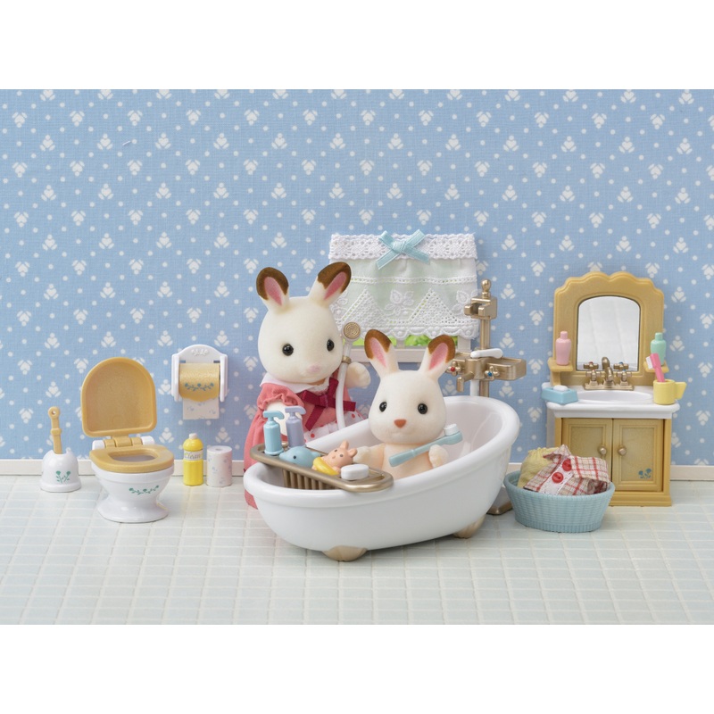 Sylvanian Families Country Bathroom Furniture Set