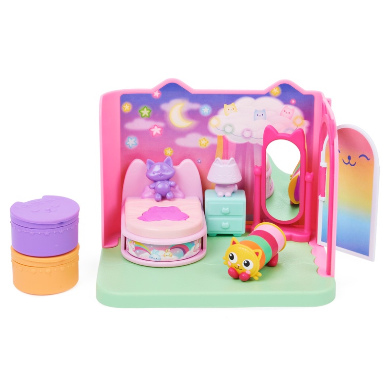 Gabby's Dollhouse Core Room Playset: Pillow Cat's Sweet Dreams Bedroom