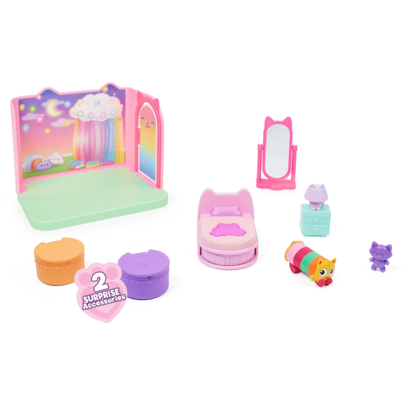 Gabby's Dollhouse Core Room Playset: Pillow Cat's Sweet Dreams Bedroom