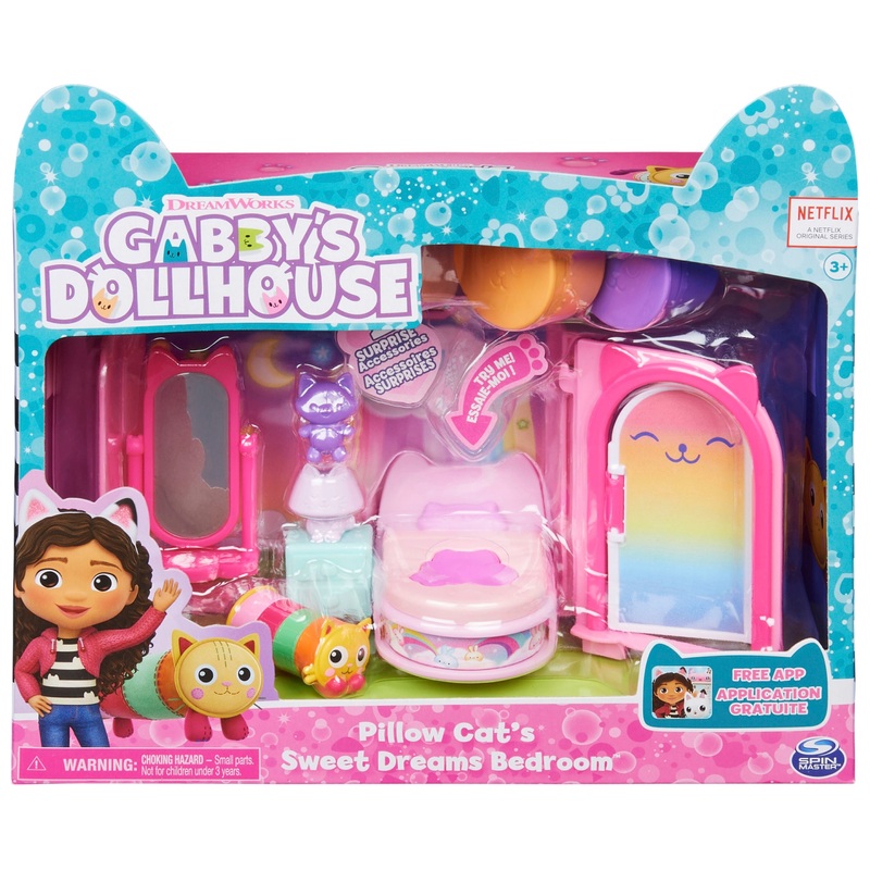 Gabby's Dollhouse Core Room Playset: Pillow Cat's Sweet Dreams Bedroom 5 Gabby's Dollhouse Core Room Playset: Pillow Cat's Sweet Dreams Bedroom