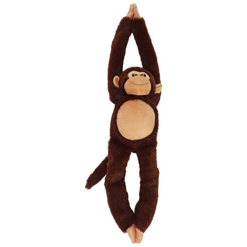 Monty the Dark Brown Cheeky Hanging Monkey Soft Toy 75cm 6 Monty the Dark Brown Cheeky Hanging Monkey Soft Toy 75cm