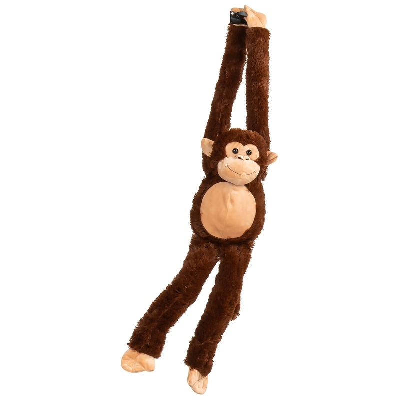 Monty the Dark Brown Cheeky Hanging Monkey Soft Toy 75cm 7 Monty the Dark Brown Cheeky Hanging Monkey Soft Toy 75cm