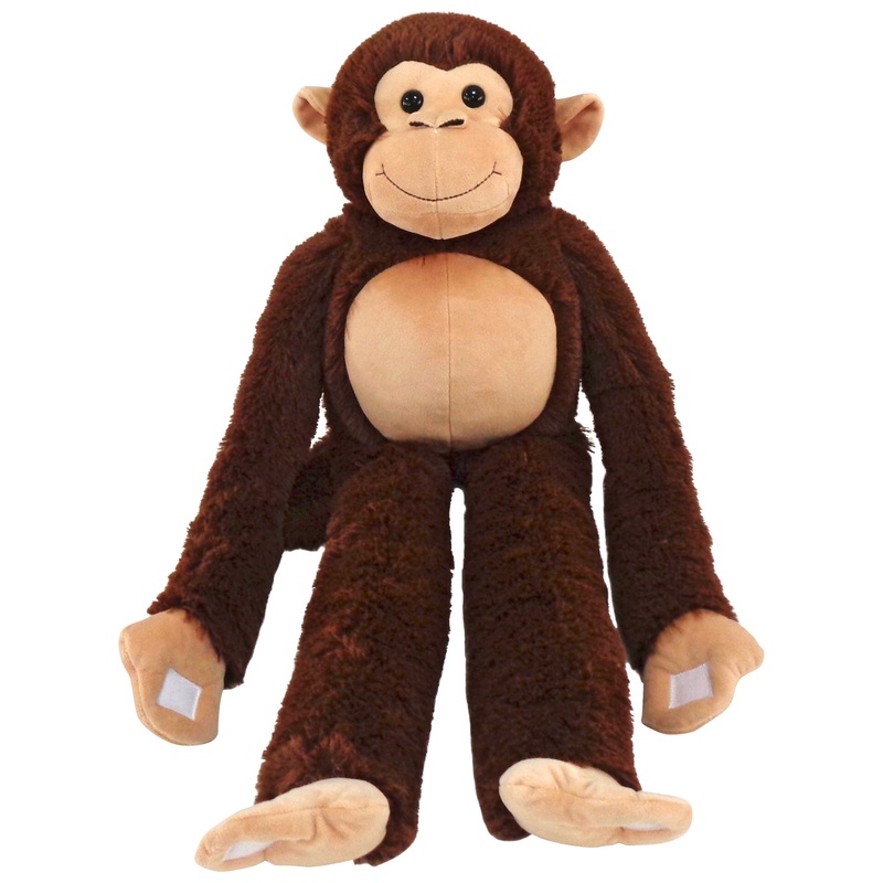 Monty the Dark Brown Cheeky Hanging Monkey Soft Toy 75cm 8 Monty the Dark Brown Cheeky Hanging Monkey Soft Toy 75cm
