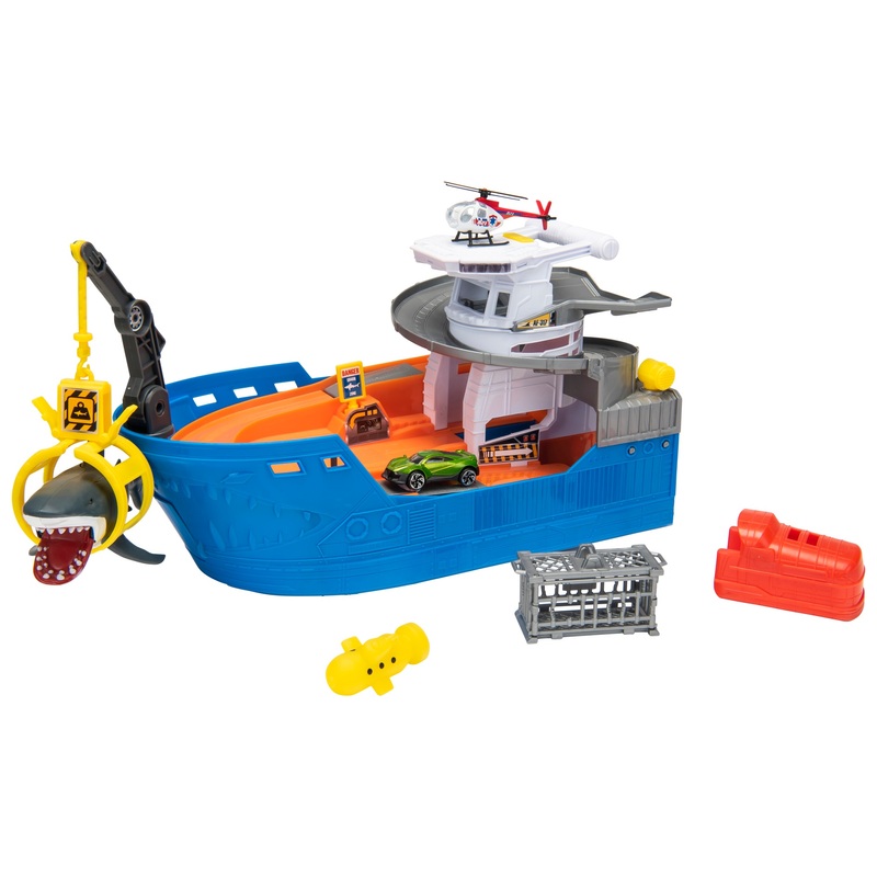 Dickie Toys Playset Shark Attack Boat with Lights and Sounds 4 Dickie Toys Playset Shark Attack Boat with Lights and Sounds