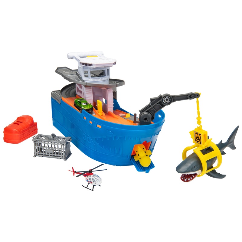 Dickie Toys Playset Shark Attack Boat with Lights and Sounds 6 Dickie Toys Playset Shark Attack Boat with Lights and Sounds