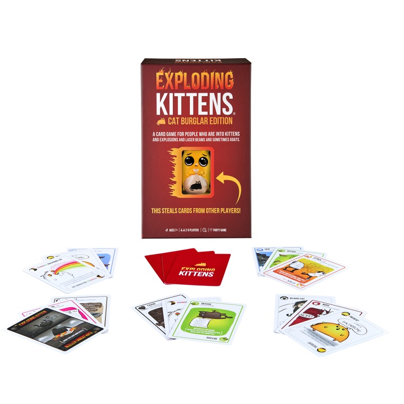 Exploding Kittens Cat Burglar Edition Card Game