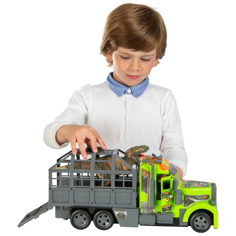 Super Wheelz Lights & Sounds Dinosaur Hauler