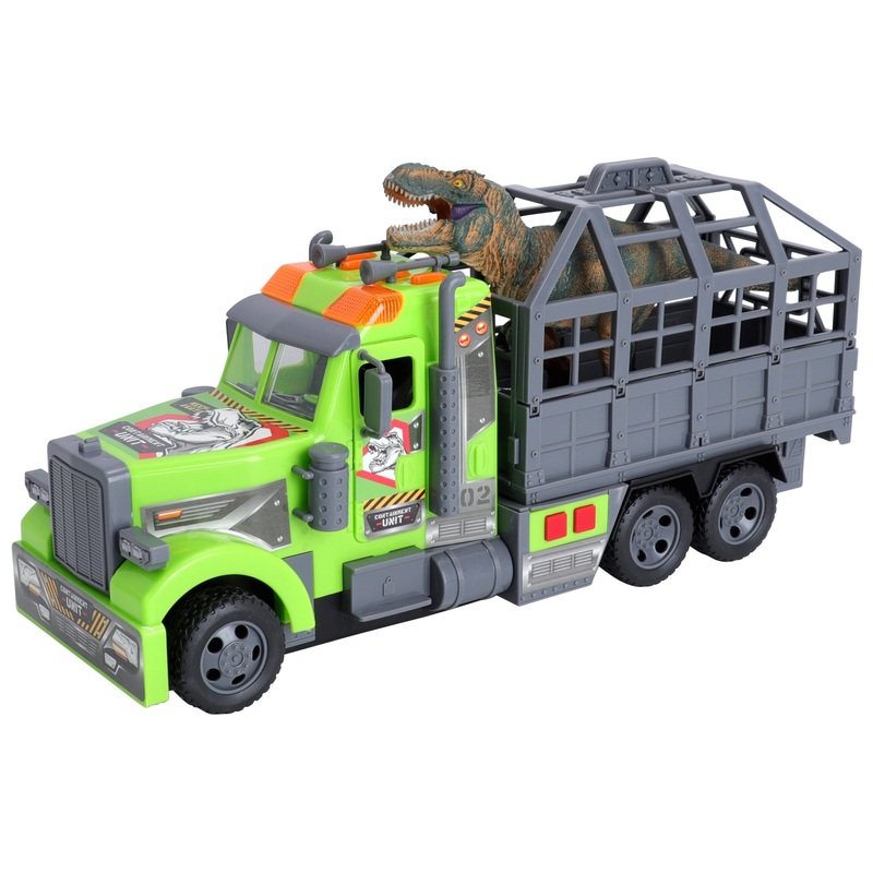 Super Wheelz Lights & Sounds Dinosaur Hauler