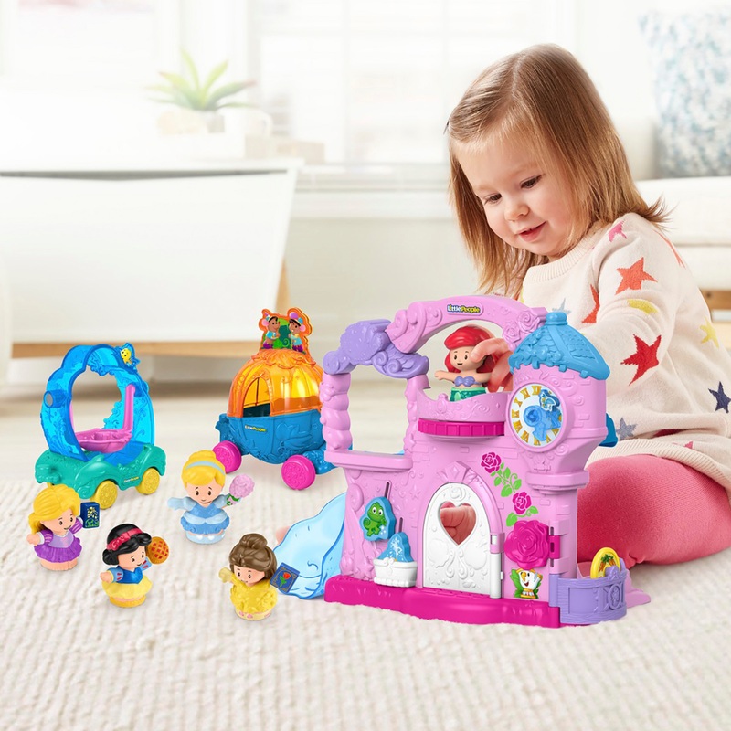 Fisher-Price Little People Disney Princess Playset Play & Go Castle