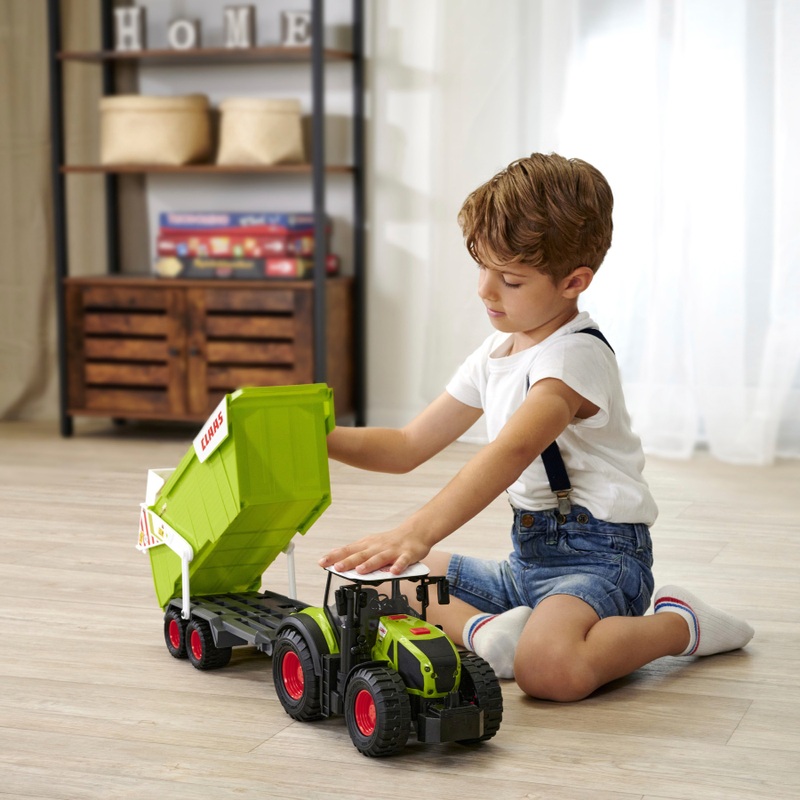 Dickie Toys CLAAS Farm Tractor & Trailer Set