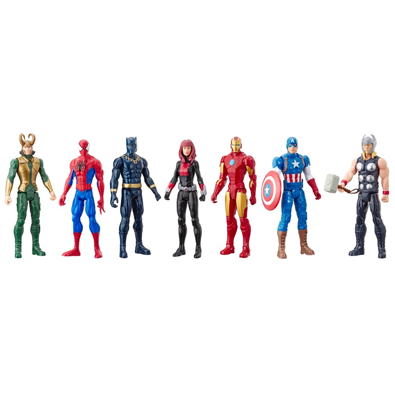 Marvel Avengers Titan Hero Series Action Figures 30cm 7 Pack