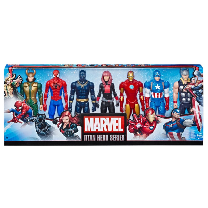 Marvel Avengers Titan Hero Series Action Figures 30cm 7 Pack