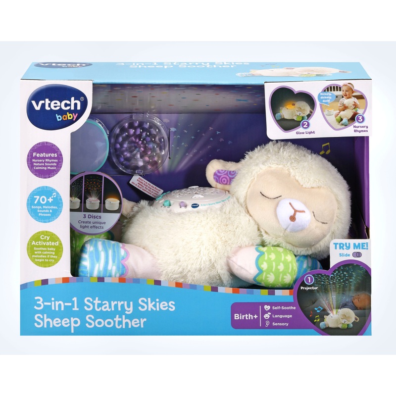 VTech Baby Sheep Soother Star Projector and Night Light 6 VTech Baby Sheep Soother Star Projector and Night Light