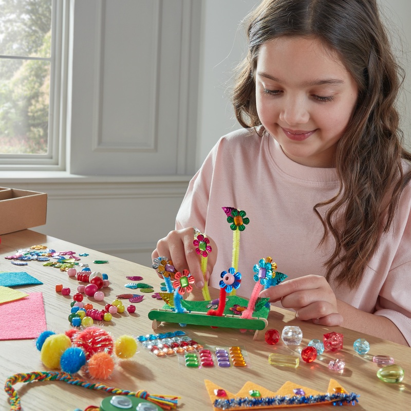Craft Supplies Deluxe Box 1000+ Pieces