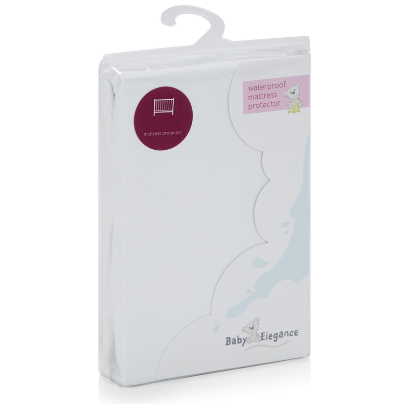 Baby Elegance Cot Waterproof Mattress Protector 120 x 60cm