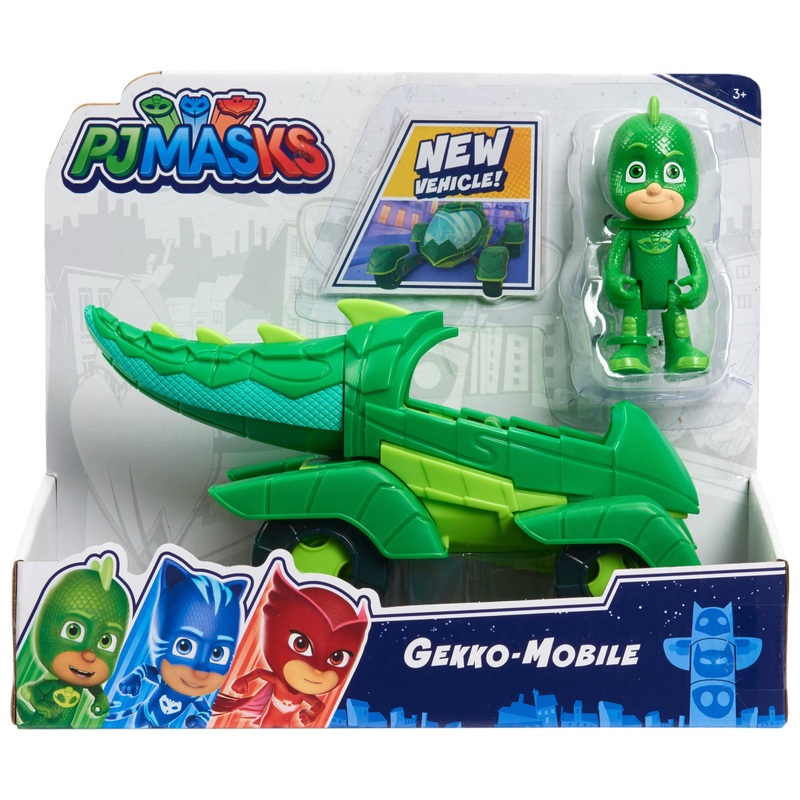 PJ Masks Action Figure Gekko and Gekko Mobile 6 PJ Masks Action Figure Gekko and Gekko Mobile