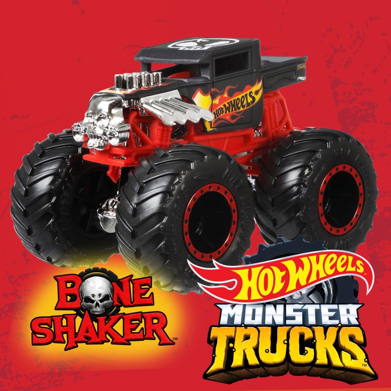 Hot Wheels Monster Trucks 1:64 Die-Cast Car Assortment 3 Hot Wheels Monster Trucks 1:64 Die-Cast Car Assortment