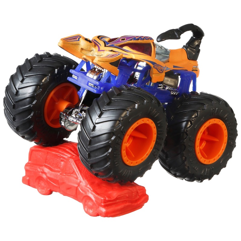 Hot Wheels Monster Trucks 1:64 Die-Cast Car Assortment 7 Hot Wheels Monster Trucks 1:64 Die-Cast Car Assortment