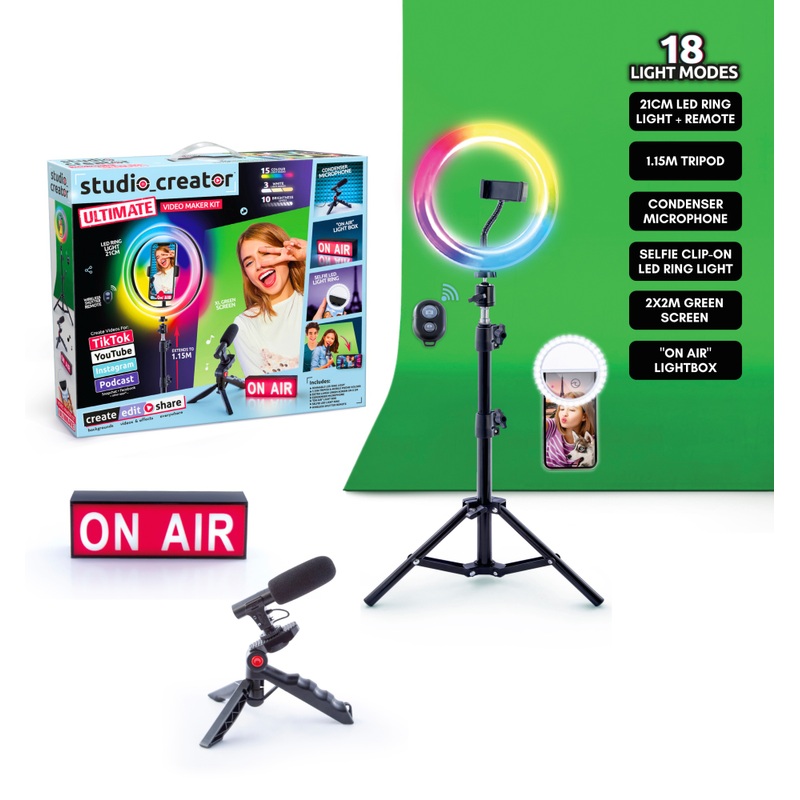 Studio Creator Video Maker Ultimate Kit Black
