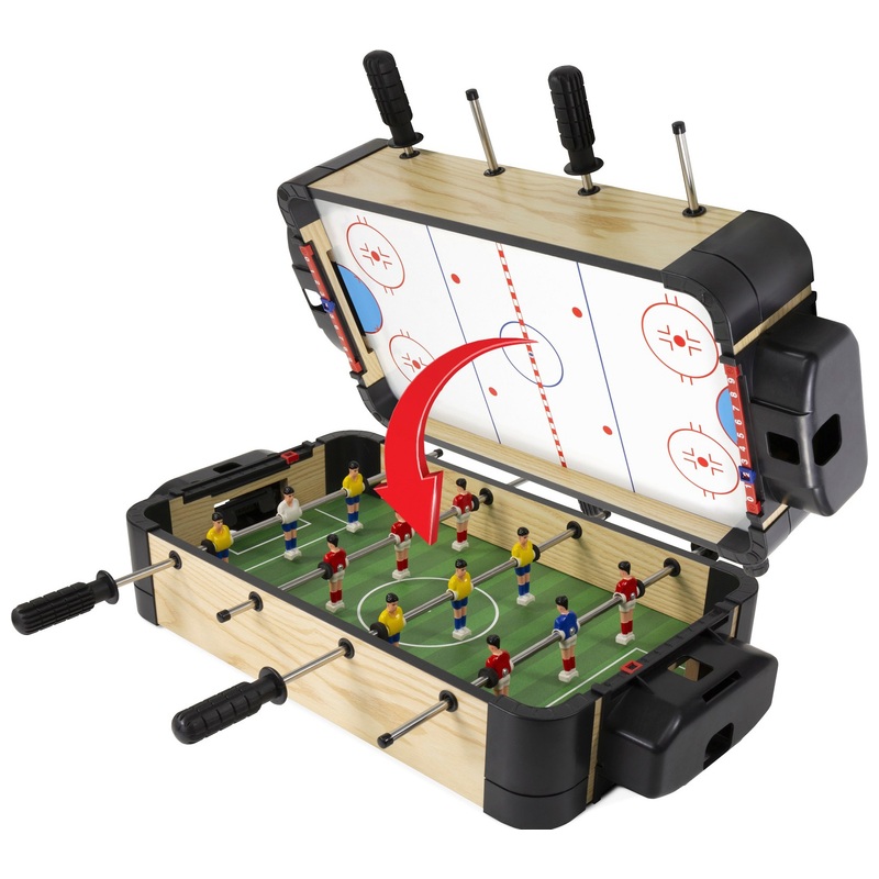 2-in-1 Football and Air Hockey Table Top