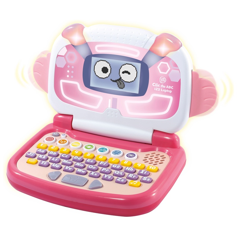 LeapFrog Toy Clic the ABC 123 Laptop Pink