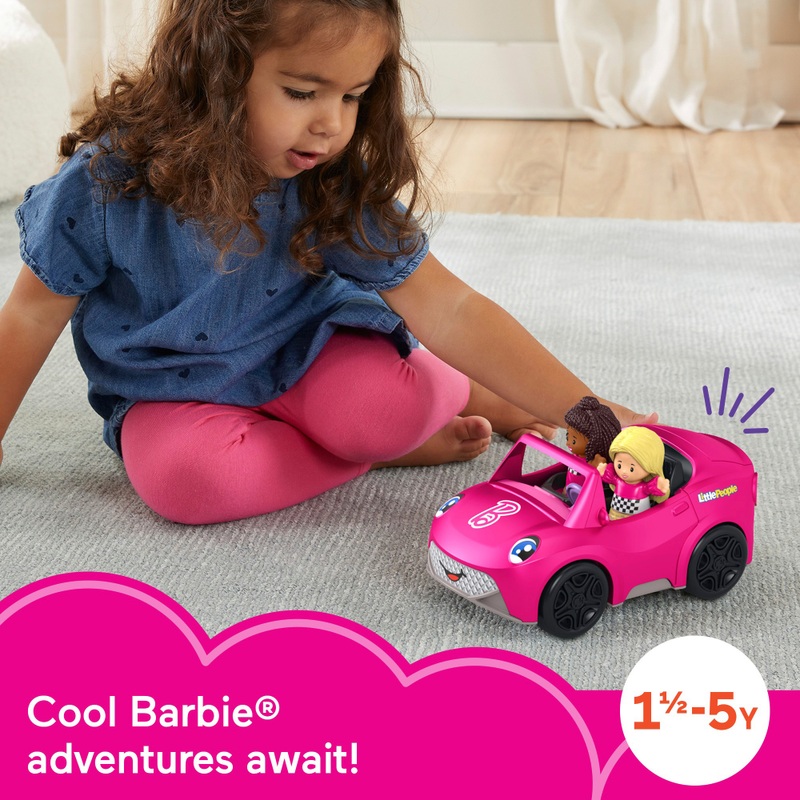 Fisher-Price Little People Barbie Convertible with Figures Set
