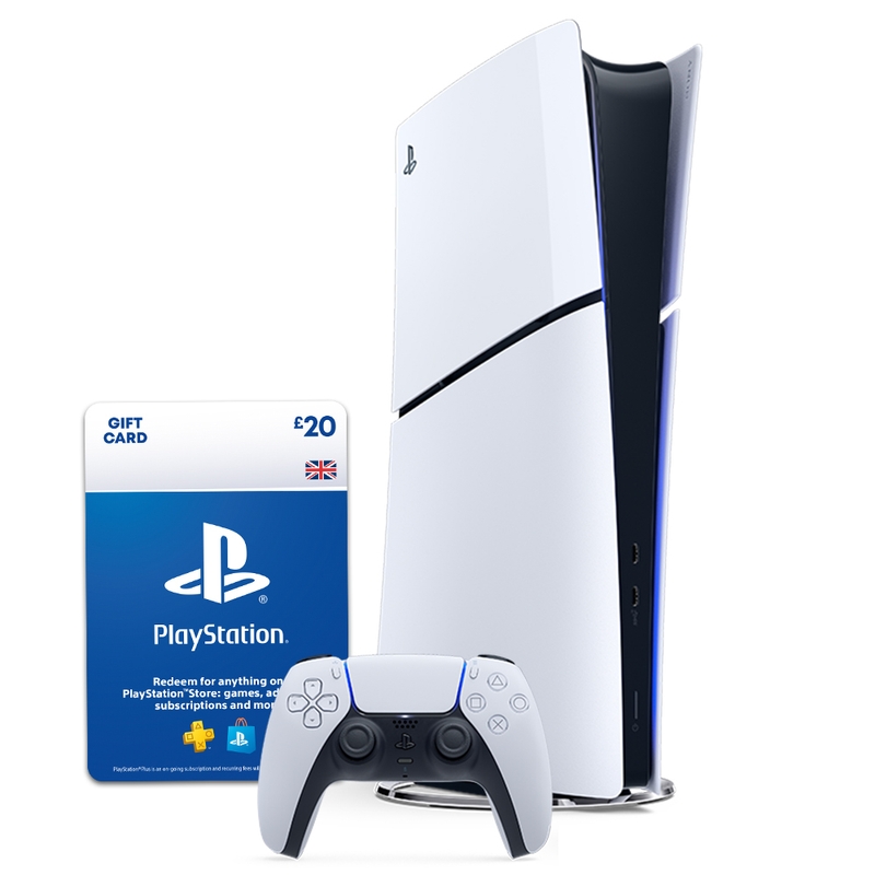PlayStation 5 Digital Console (Slim) & 20 Wallet Top-Up