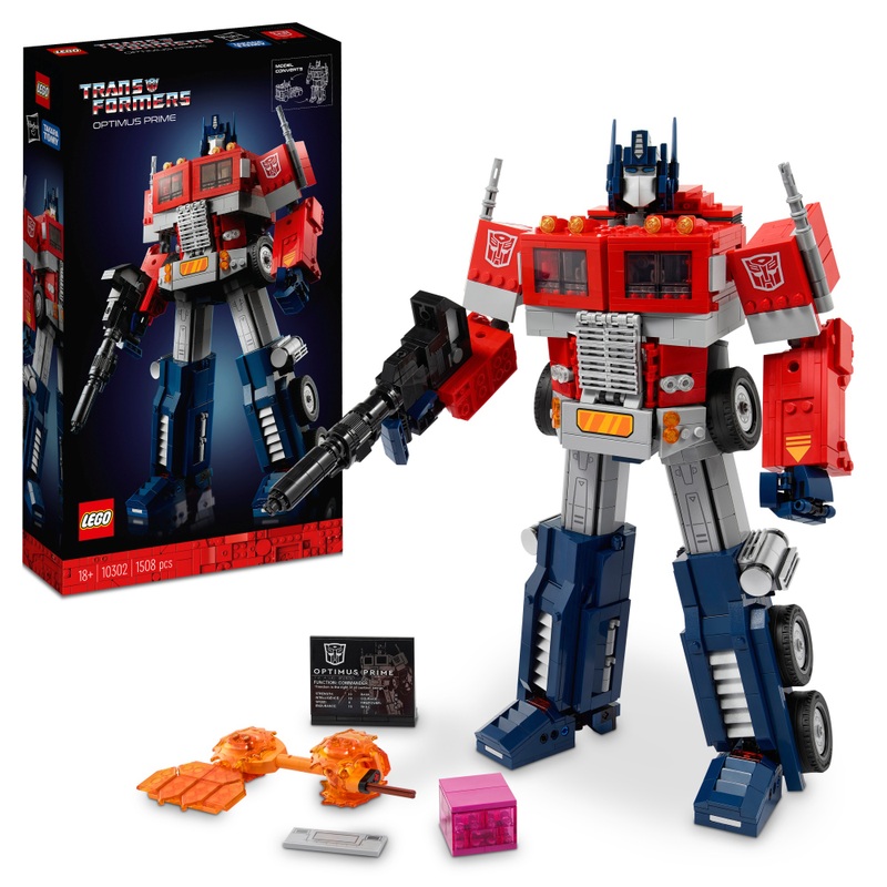 LEGO Icons 10302 Transformers Optimus Prime Set for Adults